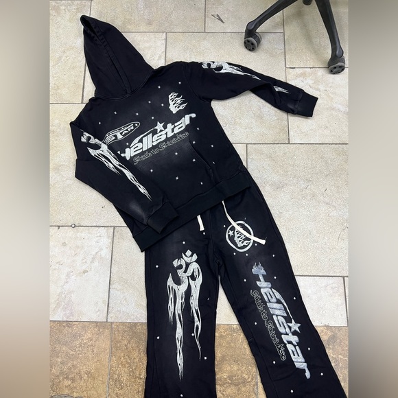 Hellstar | Sweaters | Hellstar Black Sweatsuit | Poshmark